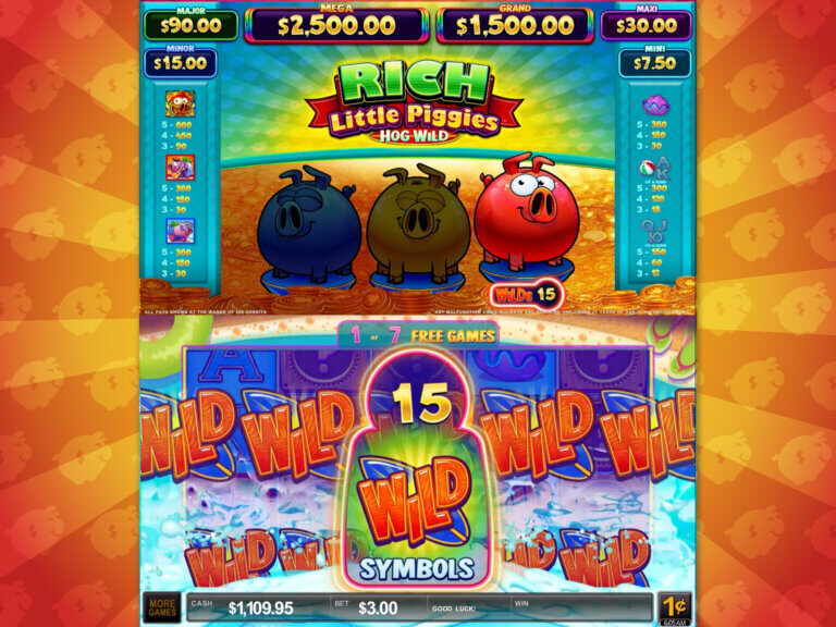 Rich Little Piggies screen